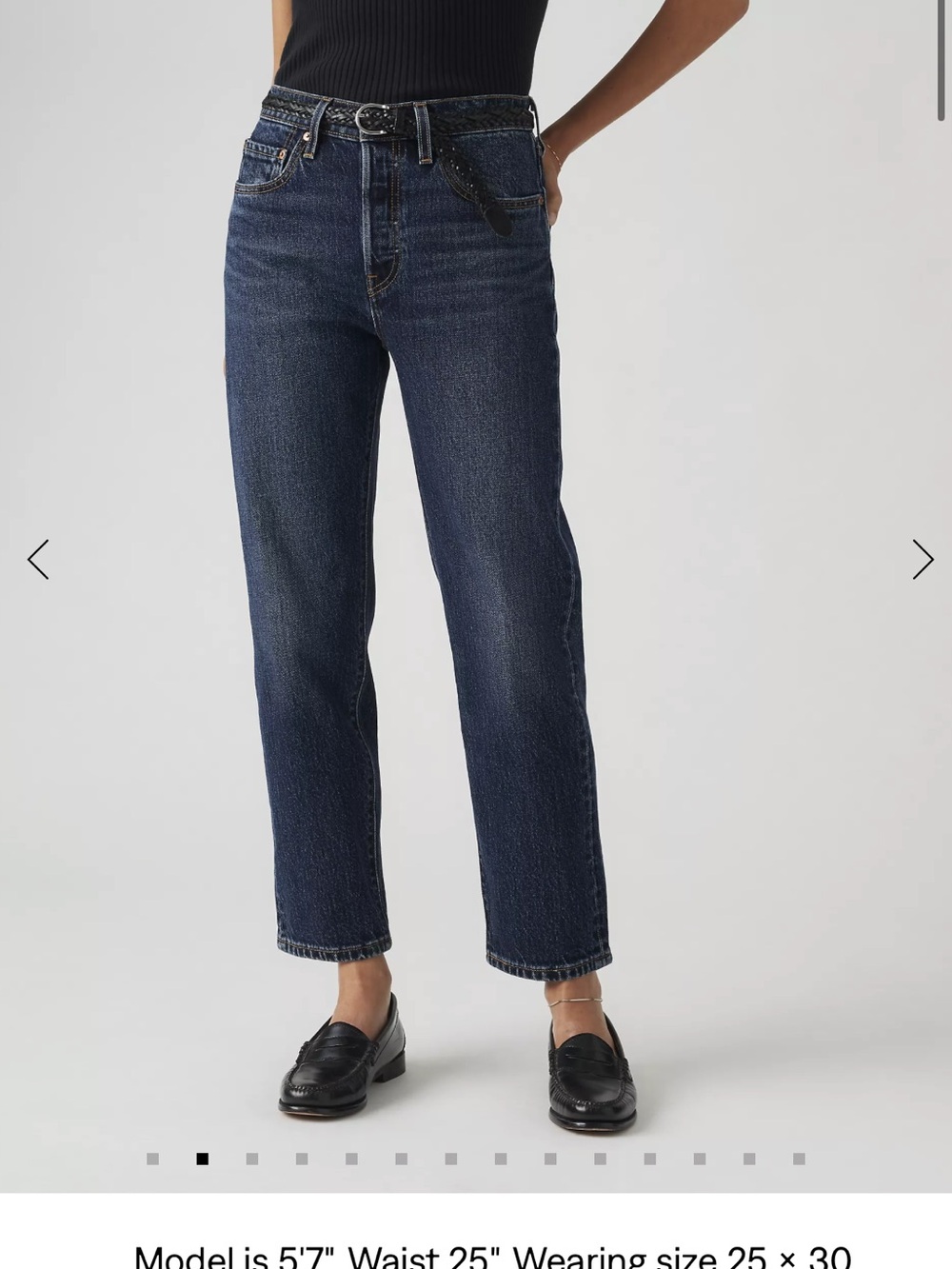 Levi's 501 Slim Straight Jeans - Dark Indigo